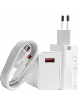 Shopwave Beyaz Ultra Plus Hızlı Şarj Seti Şarj Adaptörü ve Kablosu 67W