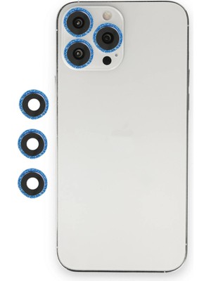 Magicool Iphone 12 Pro Shine Kamera Lens - Mavi