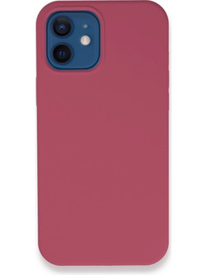 Magicool Iphone 12 Kılıf Lansman Legant Silikon - Fuşya