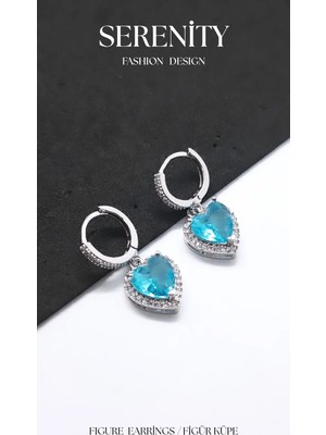 Serenity Opal Taşlı Minimalist Figür Küpe