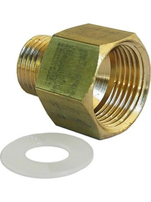 Renas Store Lasco 17-6691 3/8-Inç Dişi Ince Diş Flare 1/4 Inç Sıkıştırma Pirinç Adaptör
