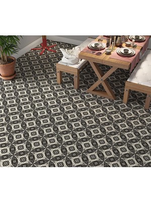 Renas Store Stickerart Yer Kaplama Zemin Kaplama Folyosu 65X130 cm Seamless Floral