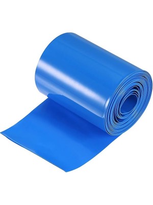 Renas Store Pvc Isı Büzülme Borusu, Mavi, 75 mm Çap, 3 Metre, Pil Yalıtımı Için, 18650 Pil Kablo Kılıfı