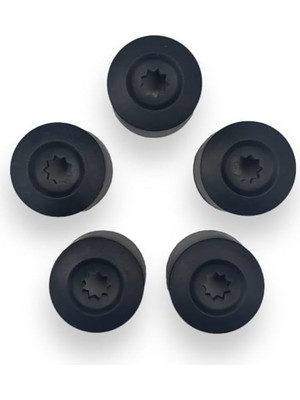 Renas Store Tekerlek Jant Bijon Kapağı 5 Adet 6X0601173B Vw Polo Classic ile Uyumlu 2001-2002