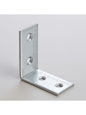Renas Store Metal L Demiri 20X40X40 mm (25 Adet) Raf Köşe Sabitleme Aparatı Mobilya Bağlantı Destek Seti