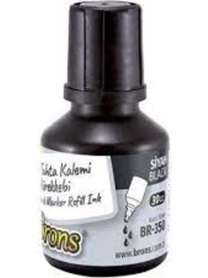 Renas Store Brons Tahta Kalem Mürekkebi Siyah, 30 Cc, BR-350 Model