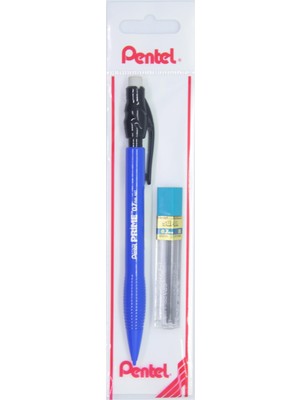 Renas Store Pentel 0.7 mm Prıme Plastik Gövdeli Versatil + 12'li Yedek Uç Set Mavi
