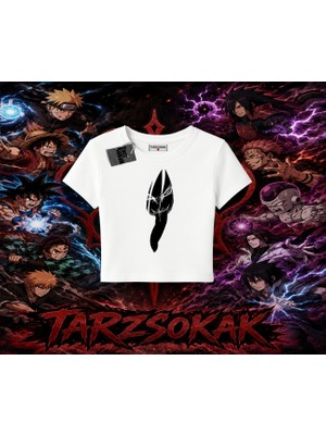 Tarzsokak Orochimaru Naruto Anime Karakter Kadın Baby Tee Beyaz