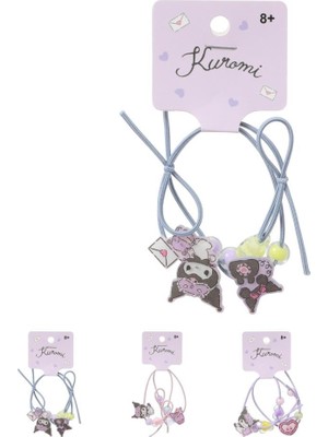 Renas Store Sanrio Kuromi Lisanslı Saç Lastiği (2 Adet)
