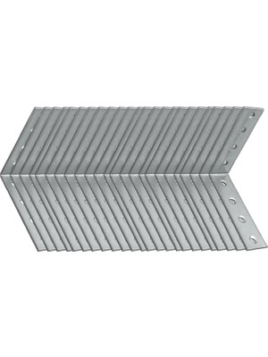 Renas Store Mobilya Dolap Duvar Sabitleme 25 Adet Metal Köşebent 20X80X80 mm Bağlantı Aparatı L Demiri Gönye