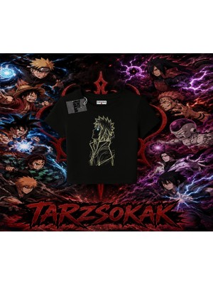 Tarzsokak Minato Namikaze Naruto Anime Karakteri Kadın Baby Tee Beyaz
