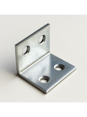 Renas Store Metal L Demiri 30X20X20 mm Kalın Köşebent (25 Adet) Raf Dolap Köşe Bağlantı Mobilya Sabitleme Seti