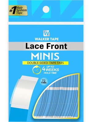 Renas Store Walker Tape Lace Front Mini's™ Protez Saç Bandı Oval 3/4″ x 3″ (1,90 x 7,62 Cm) 72 Adet