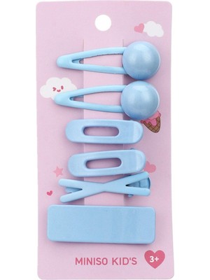 Renas Store Miniso 6'lı Renkli Sevimli Saç Tokası Seti