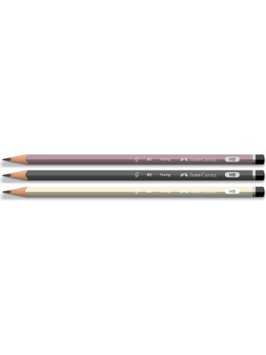 Renas Store Faber-Castell Young Mercanlı Kk Hb Üçg 6'lı (Fsc), Kurşun Kalem