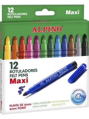 Renas Store Alpino Alp-Ar-06 Maxi Keçeli Kalem, 12'li