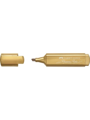 Renas Store Faber-Castell Fosforlu Kalem 46 Metalik Altın