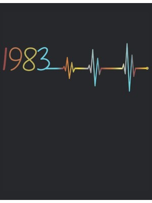 Renas Store 101 Mandalas - Malbuch Ekg Herzschlag Jahrgang 1983 Baujahr Heartbeat: Lustiges Retro Geburtstag Design Frequenz - A4 (8,5X11) - 101 Seiten - ... - Entspannen - Anti Stress - Zum Ausmalen