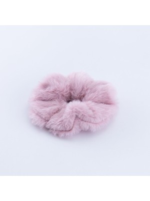 Renas Store Bimotif Yuvarlak Peluş Toka, Pembe Tek Ebat Kadın/kız