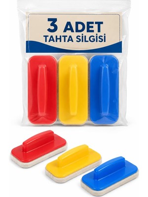 Renas Store 3 Adet Yazı Tahta Silgisi
