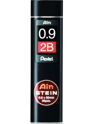Renas Store Pentel Mekanik Kurşun Kalem Ucu, 36 Adet, 0.9 Mm, 2b