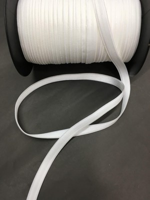 Renas Store Karan Tuhafiye Silikonlu Lastik Kaydırmaz Lastik 1 Metre, Beyaz