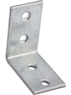 Renas Store BADEM10 Mobilya Köşe Bağlantı Sabitleme L Demir Deprem Dolap Duvar Birleştirme Gönye 35X35X20 mm (5 Adet)