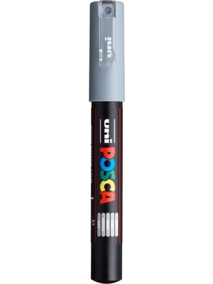 Renas Store Posca Uni Poster Markörü Pc-1m 0.7 Gri