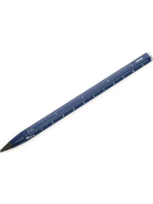 Renas Store Troıka Constructıon Endless – PEN20/DB – Sürdürülebilir Sonsuz Yazı Ucu ile Çoklu Görev Kurşun Kalem – Santimetre/inç Cetvel, 1:20/1:50 Skala – Koyu Mavi – Troıka-Orijinal