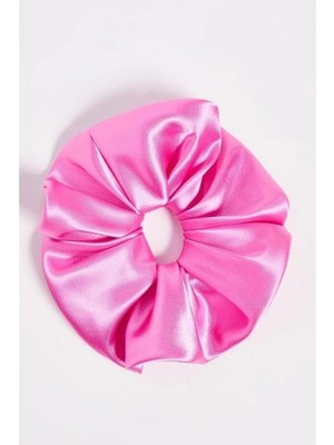 Renas Store 2 Li Pembe Saten Saç Lastik Simit Toka