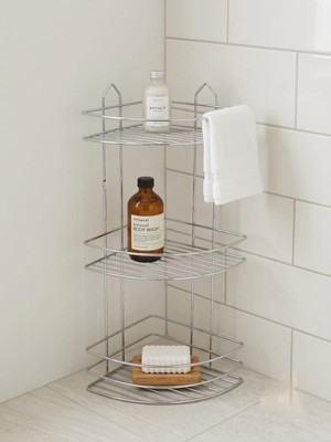 Bahrome Banyo Düzenleyici Lux Raf , 3 Katlı Üçgen