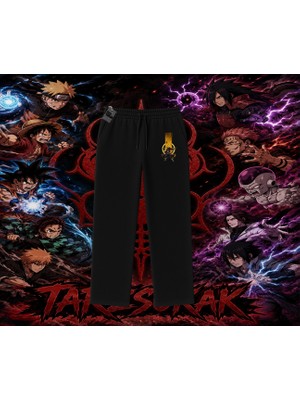Tarzsokak Deidara Naruto Anime Karakteri Unisex Baggy Eşofman Altı Beyaz