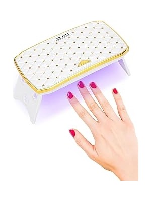 Renas Store Xled Portatif Mini Uv LED Lamba Manikür Tırnak Kurutucu Beyaz 36W
