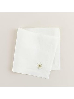 Renas Store Sole Peçete 45X45 cm Ekru-Gold