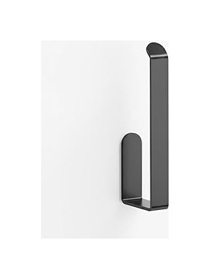 Renas Store Orret Home Siyah Yapışkanlı Solo Peçetelik ve Havluluk – Paslanmaz Metal Lüks Tasarım Kağıt Havlu Askısı, Delmeden Montajlı Mutfak ve Banyo Peçete Tutucu