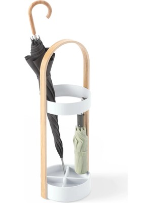 Umbra Bellwood Şemsiye Standı Beyaz-Doğal 68 cm