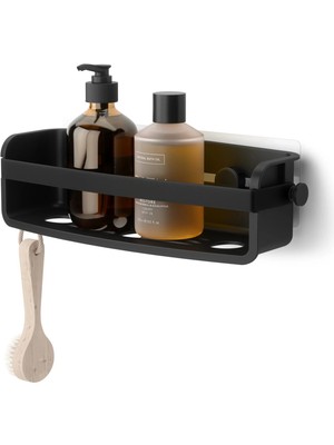 Umbra Flex Yapışkanlı Banyo Duş Rafı Siyah 32.7 cm