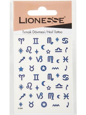 Renas Store Lionesse Tarko Tırnak Dövmesi TD-0068