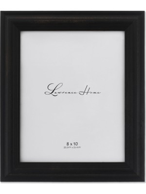 Renas Store 8X10 Yıpranmış Siyah Ahşap Resim Çerçevesi