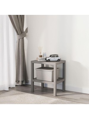 Renas Store Deconox Modüler 2 Katlı Çok Amaçlı Plastik Raf - 38X50X29 cm Banyo, Mutfak ve Tezgah Üstü Organizeri - Aletsiz Kolay Kurulum (Gri)