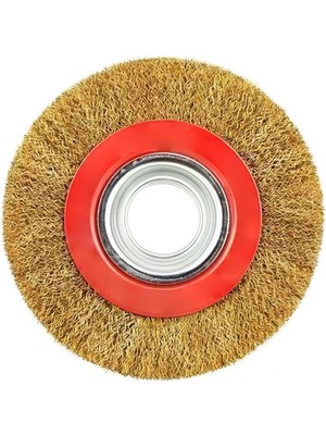 Renas Store Saçaklı Çanak Fırça 150 mm Pas Kir Toz Temizleme Metal Temizlik Fırçası