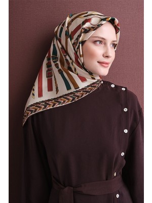 Armine Jakarlı Ipek Eşarp 9607D-83
