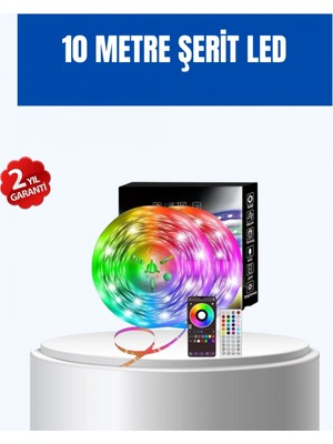 Hace Bazaar Sese Duyarlı 10M Smart Şerit LED Ios Android Kontrollü Rgb Işık