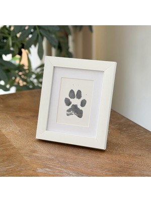 Renas Store Fufizu Tekli Evcil Hayvan Pati Izi ve Fotoğraf Çerçevesi - Kedi Köpek ve Kuş ile Uyumlu - Sadece Çerçeve