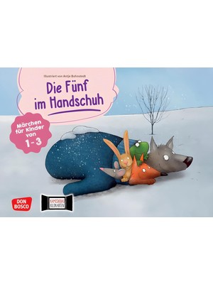 Renas Store Die Fünf Im Handschuh. Kamishibai Bildkartenset. Märchen Für Kinder Von 1-3 (Märchen Für Das Erzähltheater Mit Kindern Unter Drei Jahren)
