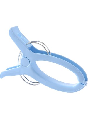 Renas Store Spelt Havlu Tutucu Büyük Mandal 16 cm Büyük Xl Plaj Havuz Şezlong Mandalı Açık Mavi