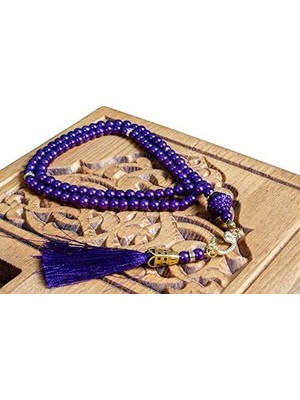 Renas Store Hayrat Neşriyat Vavlı Inci Tesbih Mor (99LU - 6mm)