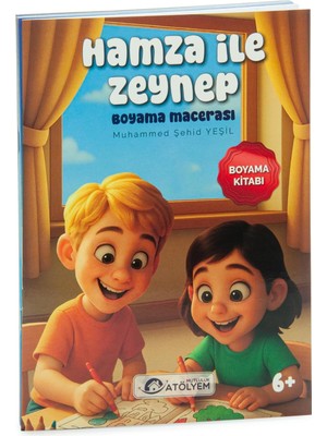 Renas Store Hamza ve Zeynep ile Kutsal Yolculuk – 4 Kitaplık Hikaye ve Boyama Seti