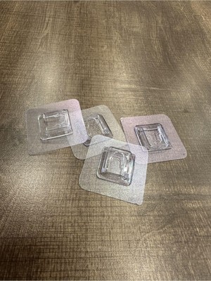 Renas Store Ata Home Yedek Yapıştırıcı Sticker Duvar Yapışkan Sihirli Banyo Düzenleyici Yedek Yapıştırıcısı 4 Adet