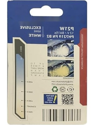 MarkEntegra 12 Volt P21W Beyaz Tek Duy LED Ampul Seti - 2 Adet